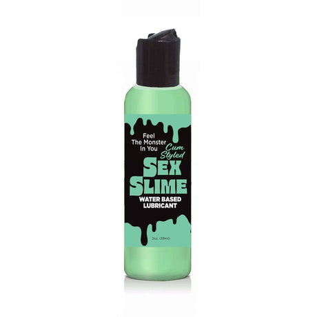 Buy Sex Slime Cum Style Creature Lube - Green 60 ml - Green Cum Style Water Based Lubricant - 60 ml Bottle – Naughtyhut NZ sex toys online. Discreet delivery & top brands.