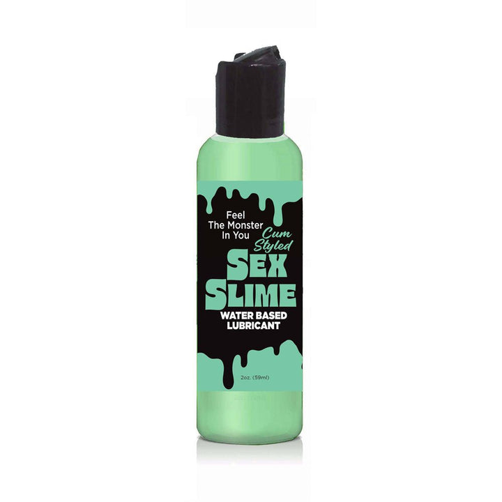 Sex Slime Cum Style Creature Lube - Green 60 ml - Green Cum Style Water Based Lubricant - 60 ml Bottle – Sex toys NZ by Naughtyhut. Discreet delivery nationwide.