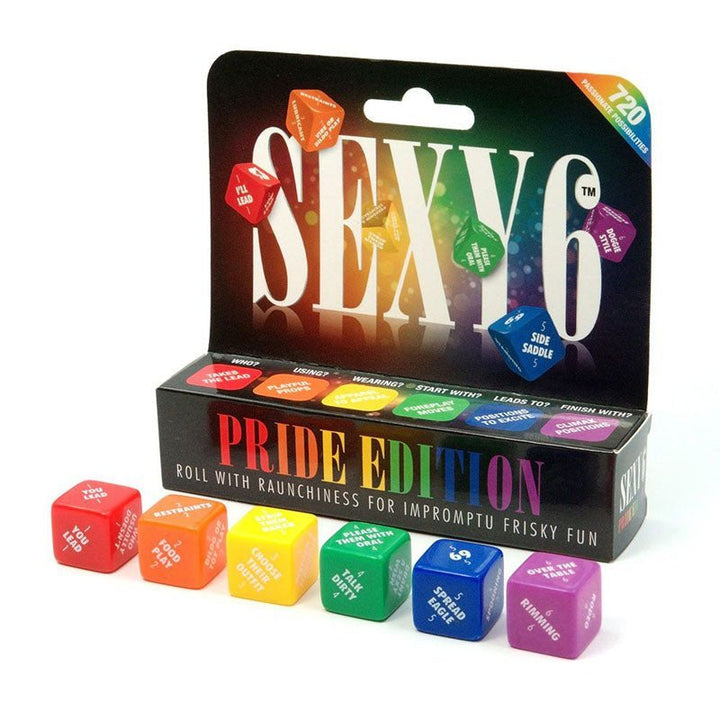 Sexy 6 - Pride Edition - Couples Dice Game – Sex toys NZ by Naughtyhut. Discreet delivery nationwide.