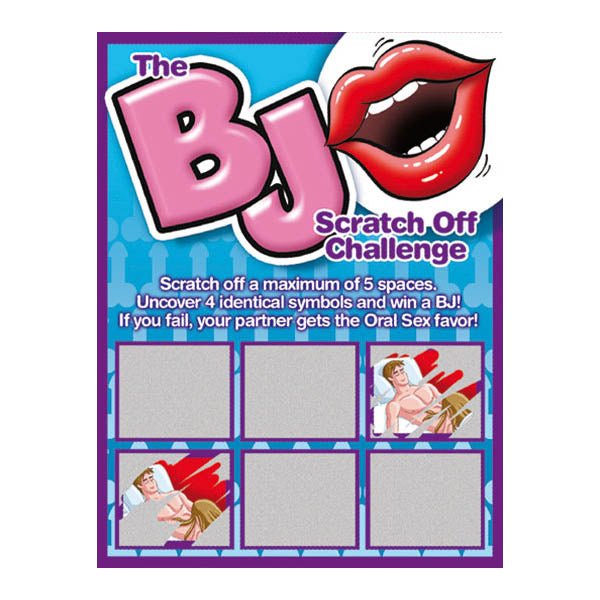 Sexy Scratcher - BJ Challenge - – Sex toys NZ by Naughtyhut. Discreet delivery nationwide.