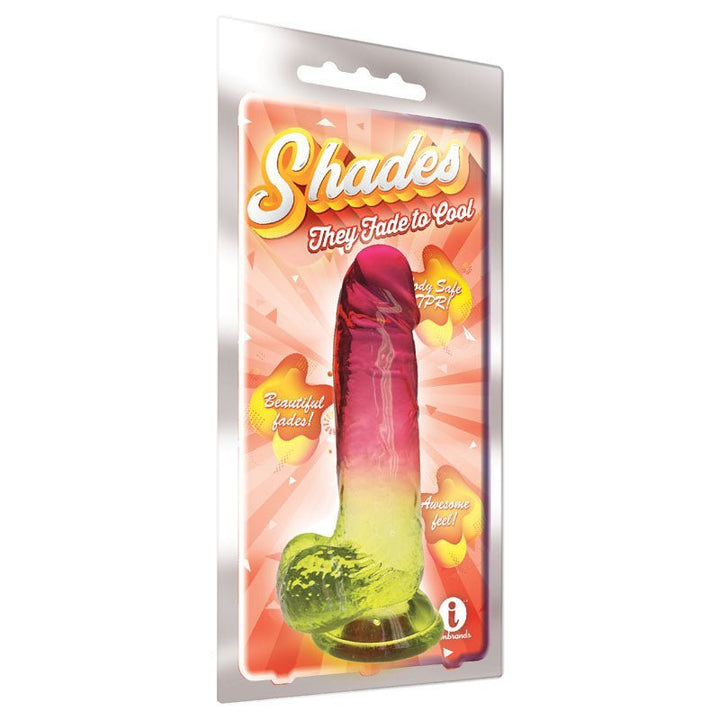 Shades 8'' Jelly TPR Dong - Pink 20.3 cm Dong – Sex toys NZ by Naughtyhut. Discreet delivery nationwide.