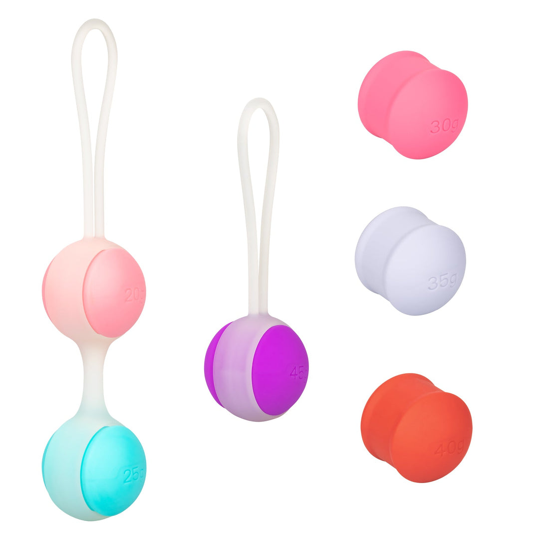 She - ology Interchangeable Weighted Kegel Set – Sex toys NZ by Naughtyhut. Discreet delivery nationwide.