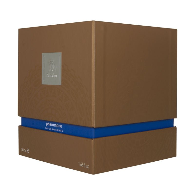 Shiatsu Pheromone Eau De Parfum Men - Dark Blue - Pheromone Fragrance for Men - 50 ml – Sex toys NZ by Naughtyhut. Discreet delivery nationwide.