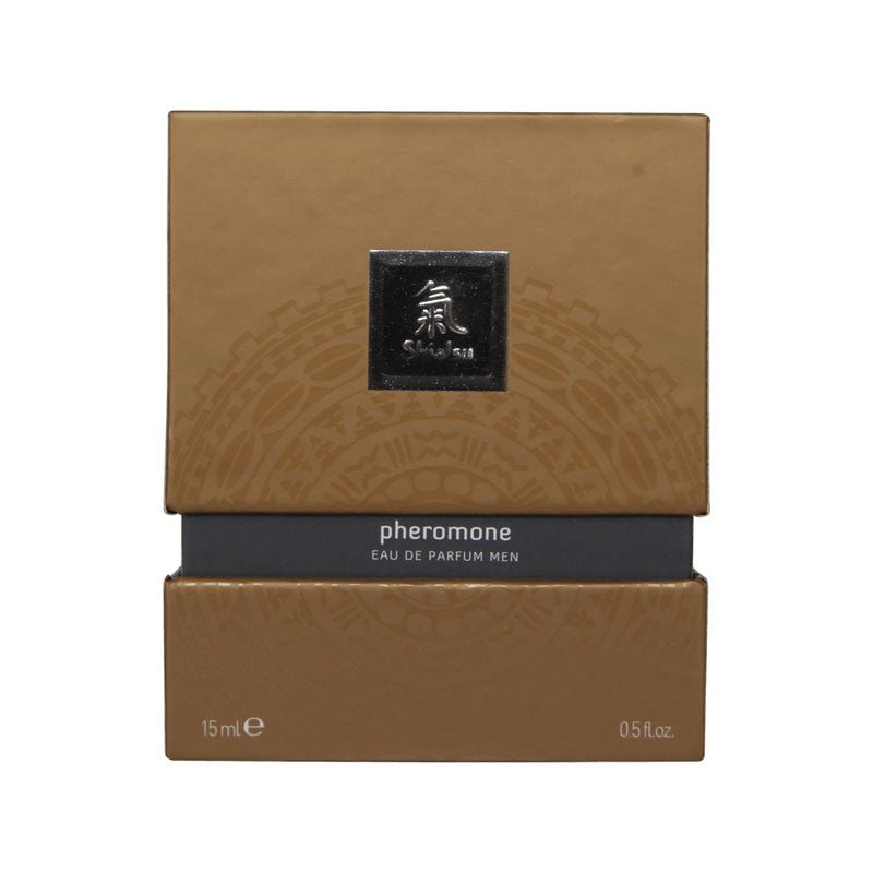 Buy Shiatsu Pheromone Eau De Parfum Men - Grey - Pheromone Fragrance for Men - 15 ml – Naughtyhut NZ sex toys online. Discreet delivery & top brands.