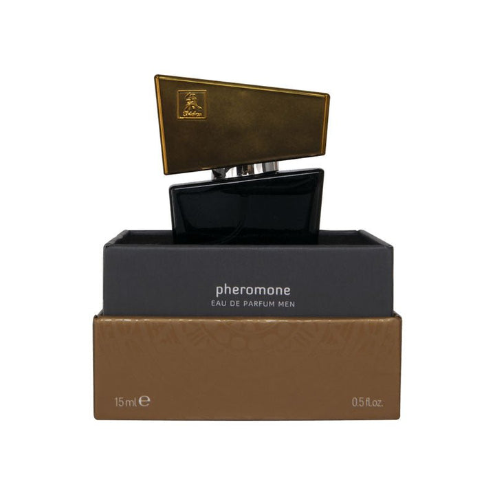 Shiatsu Pheromone Eau De Parfum Men - Grey - Pheromone Fragrance for Men - 15 ml – Sex toys NZ by Naughtyhut. Discreet delivery nationwide.