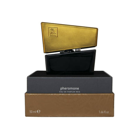 Buy Shiatsu Pheromone Eau De Parfum Men - Grey - Pheromone Fragrance for Men - 50 ml – Naughtyhut NZ sex toys online. Discreet delivery & top brands.