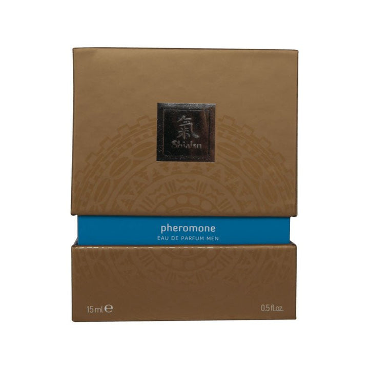Shiatsu Pheromone Eau De Parfum Men - Light Blue - Pheromone Fragrance for Men - 15 ml – Sex toys NZ by Naughtyhut. Discreet delivery nationwide.