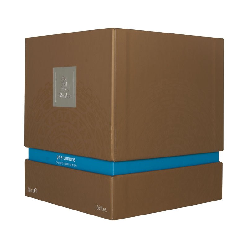 Shiatsu Pheromone Eau De Parfum Men - Light Blue - Pheromone Fragrance for Men - 50 ml – Sex toys NZ by Naughtyhut. Discreet delivery nationwide.