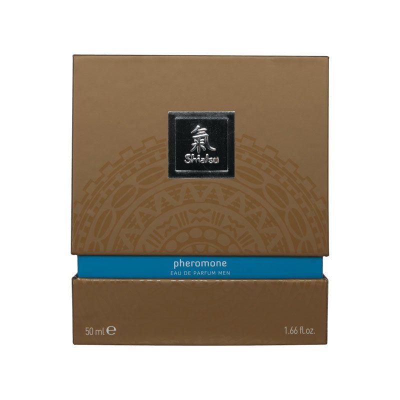 Buy Shiatsu Pheromone Eau De Parfum Men - Light Blue - Pheromone Fragrance for Men - 50 ml – Naughtyhut NZ sex toys online. Discreet delivery & top brands.