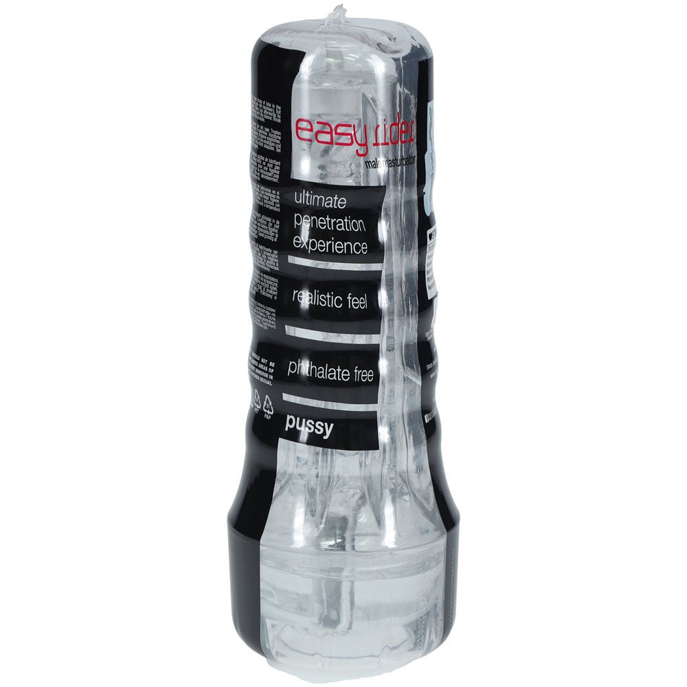 Buy SHOTS Easy Rider - Clear - Clear Vagina Stroker – Naughtyhut NZ sex toys online. Discreet delivery & top brands.