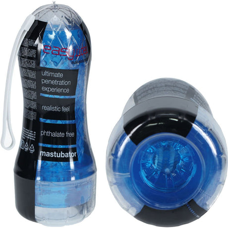 Buy SHOTS Easy Rider - Blue - Blue Vagina Stroker – Naughtyhut NZ sex toys online. Discreet delivery & top brands.