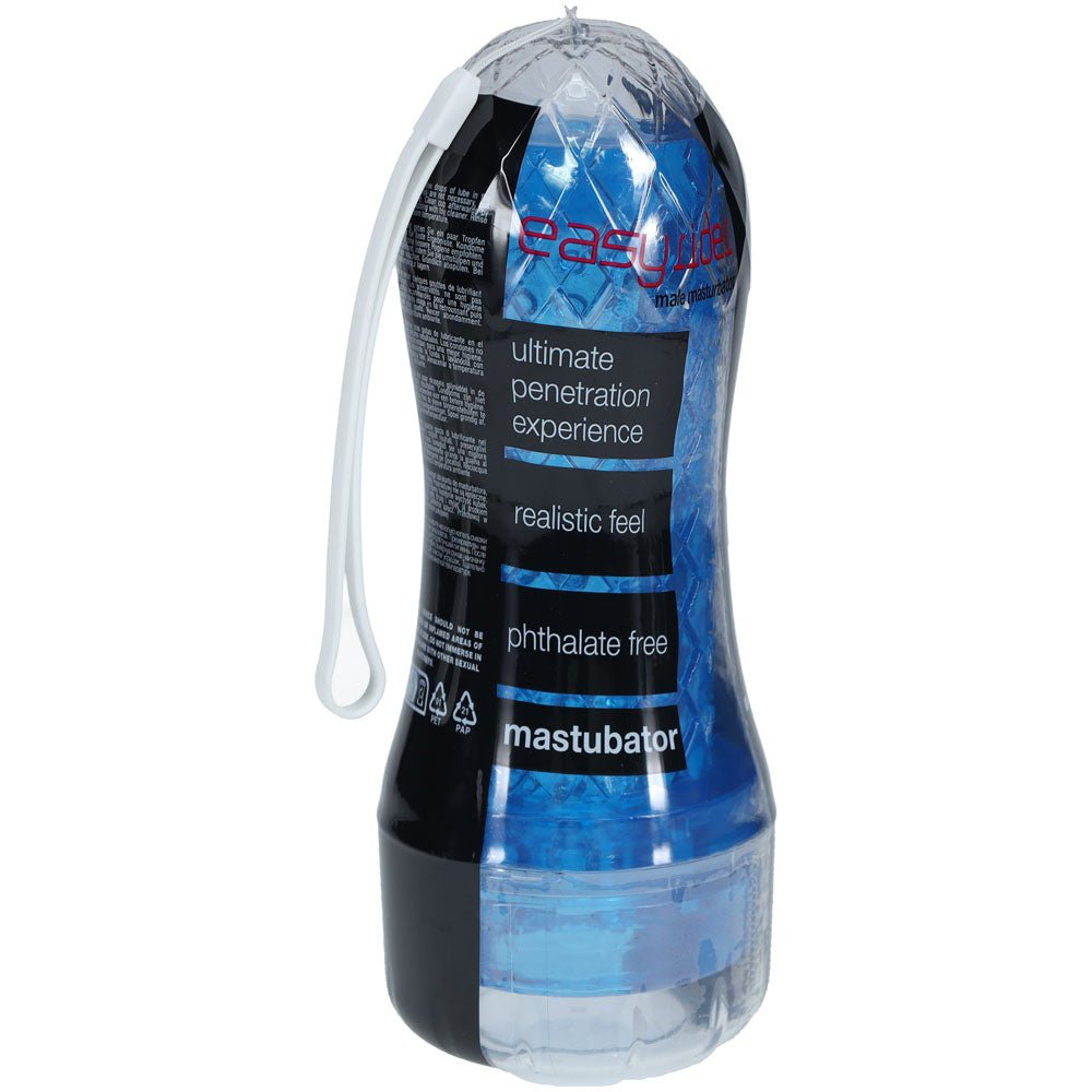 Buy SHOTS Easy Rider - Blue - Blue Vagina Stroker – Naughtyhut NZ sex toys online. Discreet delivery & top brands.