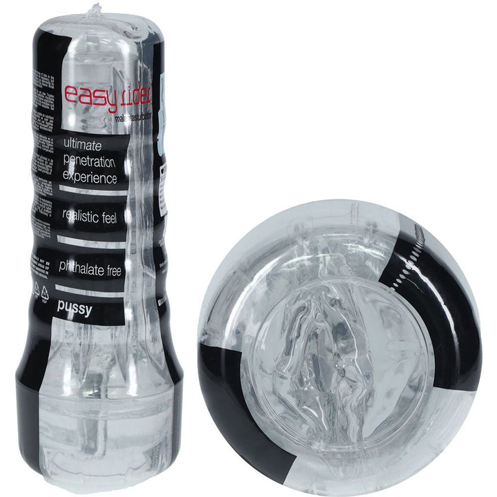 SHOTS Easy Rider - Clear - Clear Vagina Stroker – Sex toys NZ by Naughtyhut. Discreet delivery nationwide.