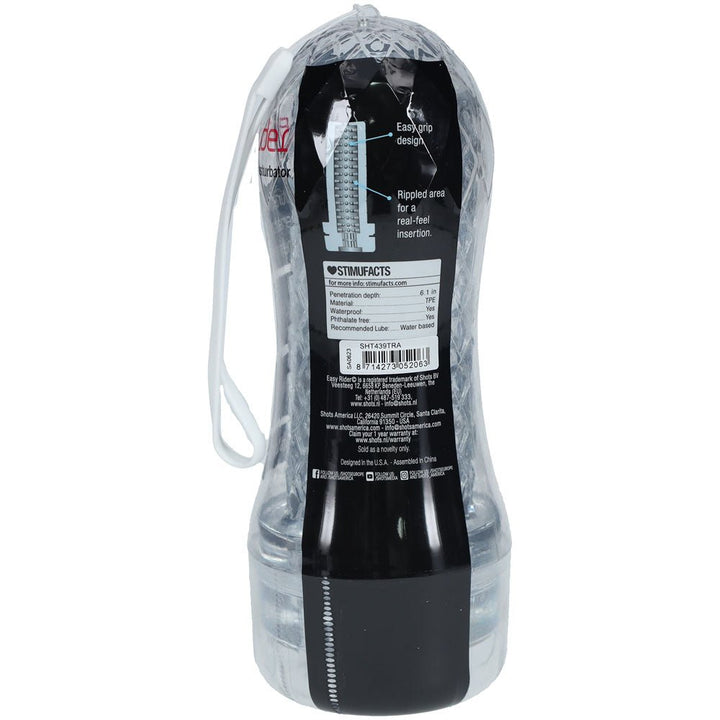 SHOTS Easy Rider - Clear - Clear Vagina Stroker – Sex toys NZ by Naughtyhut. Discreet delivery nationwide.