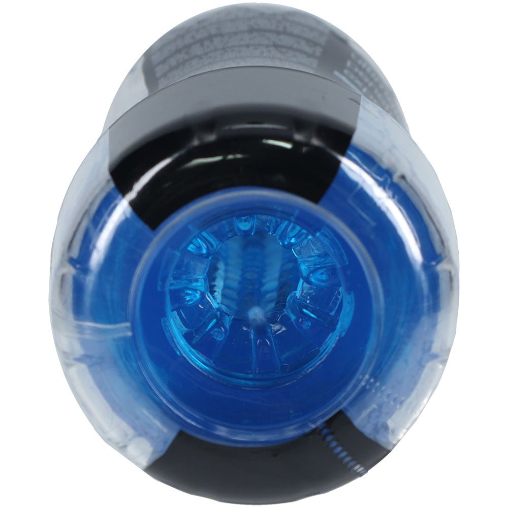 Buy SHOTS Easy Rider - Blue - Blue Vagina Stroker – Naughtyhut NZ sex toys online. Discreet delivery & top brands.