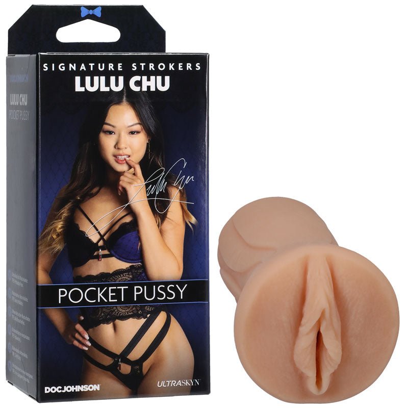 Signature Strokers - Lulu Chu - Flesh Vagina Stroker – Sex toys NZ by Naughtyhut. Discreet delivery nationwide.