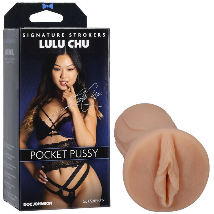 Signature Strokers - Lulu Chu - Flesh Vagina Stroker – Sex toys NZ by Naughtyhut. Discreet delivery nationwide.