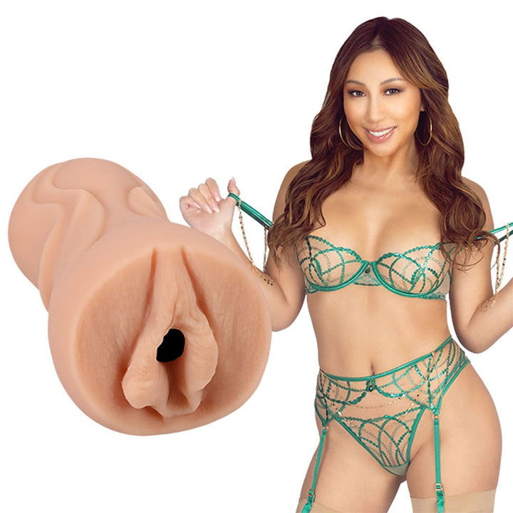 Signature Strokers - Nicole Doshi - Flesh Vagina Stroker – Sex toys NZ by Naughtyhut. Discreet delivery nationwide.