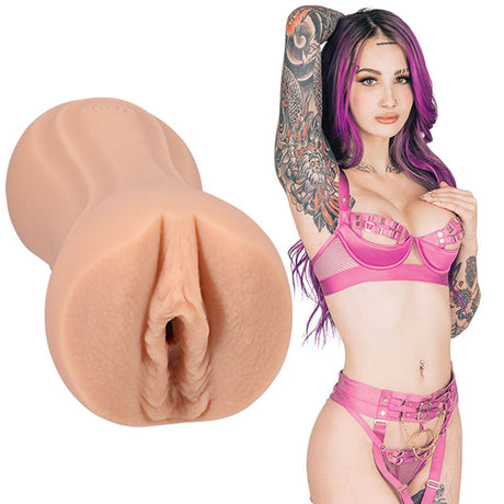 Buy Signature Strokers - Valerica Steele - Flesh Vagina Stroker – Naughtyhut NZ sex toys online. Discreet delivery & top brands.