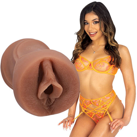 Buy Signature Strokers - Xxlayna Marie - Tan Vagina Stroker – Naughtyhut NZ sex toys online. Discreet delivery & top brands.