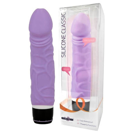 Buy Silicone Classic - Purple 17 cm (6.75'') Vibrator – Naughtyhut NZ sex toys online. Discreet delivery & top brands.
