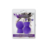 Buy Silicone Nipple Sucker Set of 2pcs - Purple – Naughtyhut NZ sex toys online. Discreet delivery & top brands.