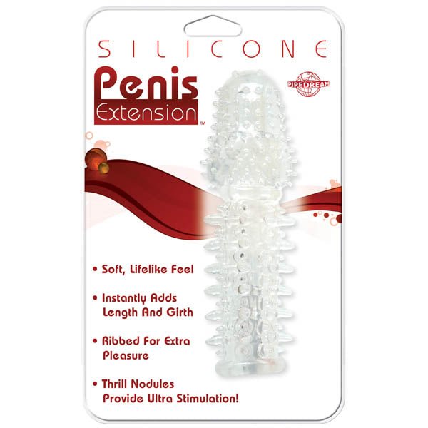 Buy Silicone Penis Extension - Clear 14 cm (5.5'') Sleeve – Naughtyhut NZ sex toys online. Discreet delivery & top brands.