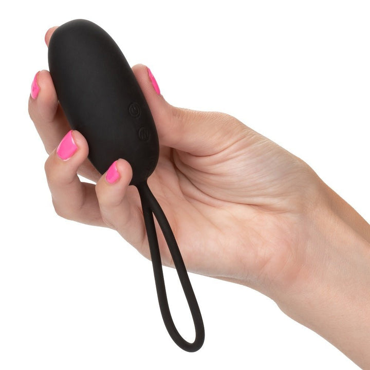 Silicone Remote Rechargeable Egg Black – Sex toys NZ by Naughtyhut. Discreet delivery nationwide.