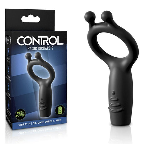 Buy Sir Richards Vibrating Silicone Super C - Ring - Grey USB Rechargeable Vibrating Cock Ring – Naughtyhut NZ sex toys online. Discreet delivery & top brands.