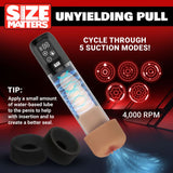 Buy Size Matters Sucking Penis Pump - Clear USB Rechargeable Penis Pump – Naughtyhut NZ sex toys online. Discreet delivery & top brands.