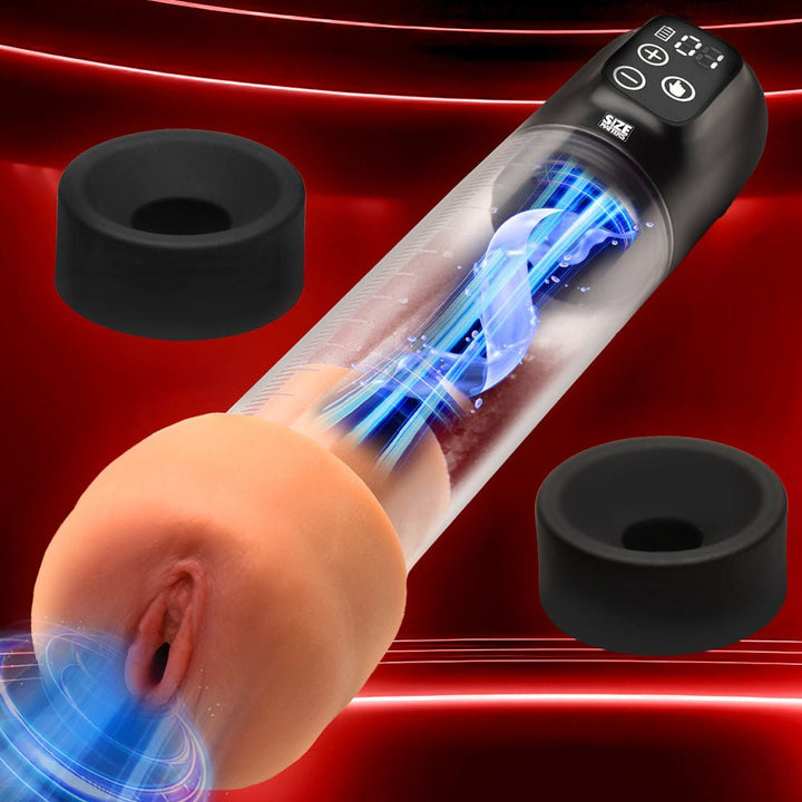 Size Matters Sucking Penis Pump - Clear USB Rechargeable Penis Pump – Sex toys NZ by Naughtyhut. Discreet delivery nationwide.