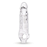 Buy Size Up 1 Inch See - Thru Stretch Penis Extender - Clear 2.5 cm (1'') Penis Extension Sleeve – Naughtyhut NZ sex toys online. Discreet delivery & top brands.