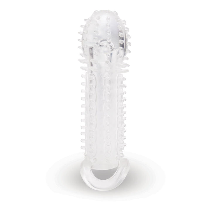 Size Up 1.5 Inch See - Thru Stretch Penis Extender - Clear 3.8 cm (1.5'') Penis Extension Sleeve – Sex toys NZ by Naughtyhut. Discreet delivery nationwide.
