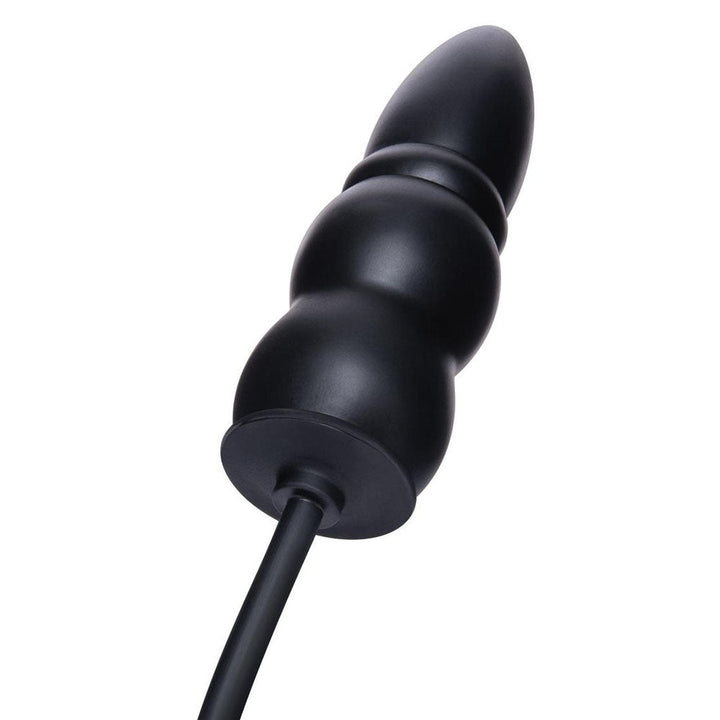 Size Up 5.5 Inch Ripple Inflatable Butt Plug - Black 15.2 cm Inflatable Butt Plug – Sex toys NZ by Naughtyhut. Discreet delivery nationwide.