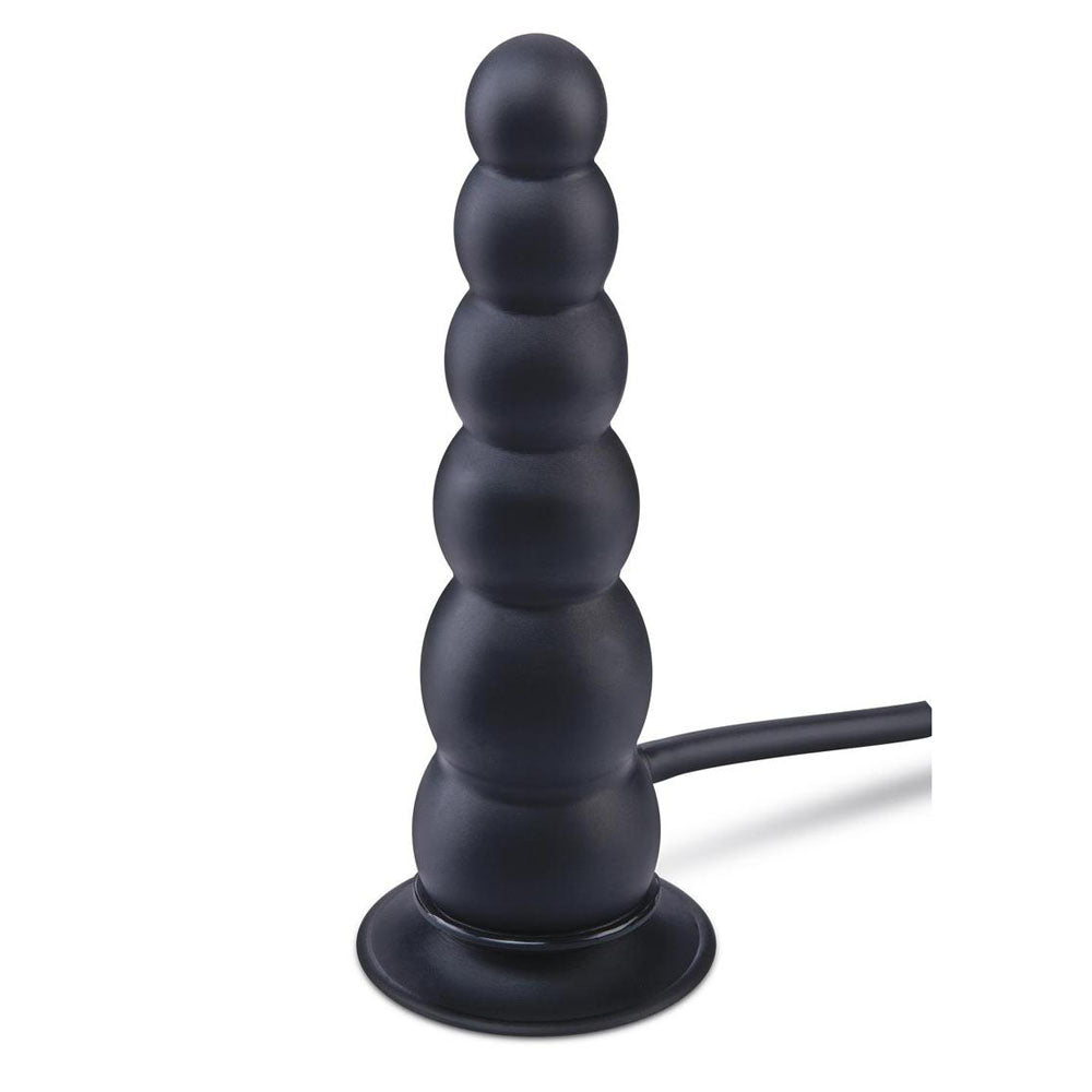 Size Up 7 Inch Ripple Inflatable Butt Plug - Black 20.3 cm Inflatable Butt Plug – Sex toys NZ by Naughtyhut. Discreet delivery nationwide.