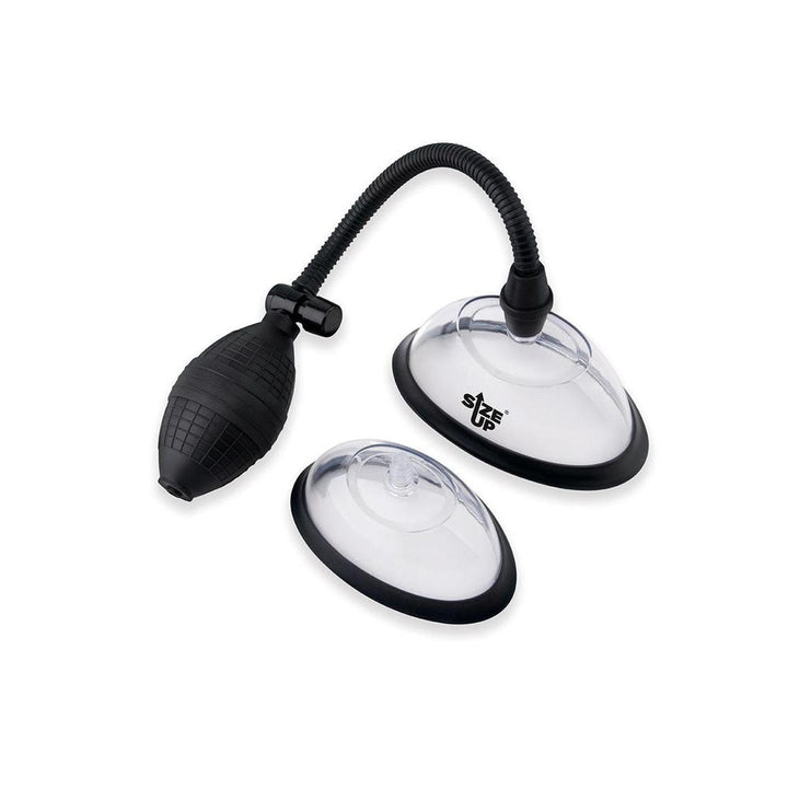 Size Up Classic Pussy Pump with 2 Chambers - Vagina Pump with 2 Interchangeable Chambers – Sex toys NZ by Naughtyhut. Discreet delivery nationwide.