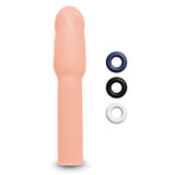 Buy Size Up Realistic 4 Inch Penis Extender - Flesh 10.1 cm (4'') Penis Extension Sleeve – Naughtyhut NZ sex toys online. Discreet delivery & top brands.