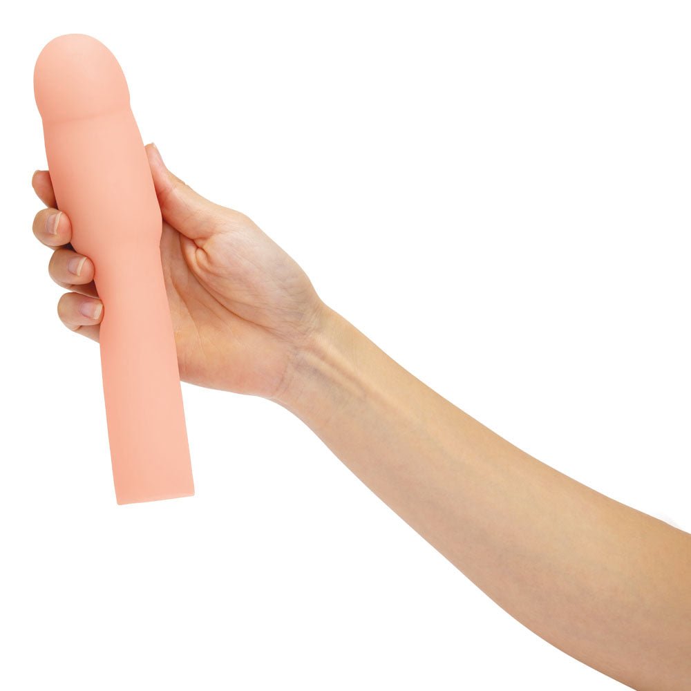 Size Up Realistic 4 Inch Penis Extender - Flesh 10.1 cm (4'') Penis Extension Sleeve – Sex toys NZ by Naughtyhut. Discreet delivery nationwide.