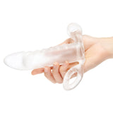 Buy Size Up Vibrating 2 Inch Penis Extender + Ball Loop - Clear 5 cm (2'') Vibrating Penis Extension Sleeve – Naughtyhut NZ sex toys online. Discreet delivery & top brands.