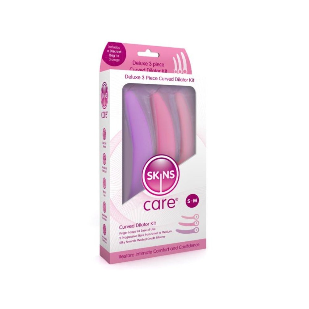 Skins Care Curved Dilators - 3pc Set (Small - Medium) – Sex toys NZ by Naughtyhut. Discreet delivery nationwide.