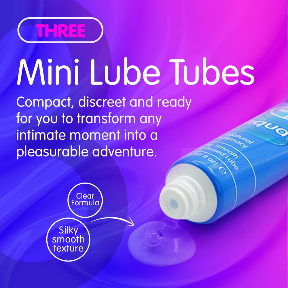 Buy Skins Fruity Tubes - Watermelon, Strawberry, & Mango & Passionfruit Flavoured Lubricants - 12 ml Bottles – Naughtyhut NZ sex toys online. Discreet delivery & top brands.