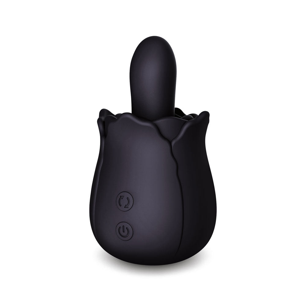 Buy Skins Rose Buddies - The Bums N Roses - Black USB Rechargeable Anal Rimming Stimulator – Naughtyhut NZ sex toys online. Discreet delivery & top brands.