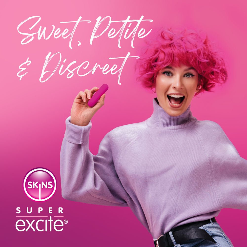 Buy Skins Super Excite Rechargeable Pink Bullet - Pink USB Rechargeable Bullet – Naughtyhut NZ sex toys online. Discreet delivery & top brands.