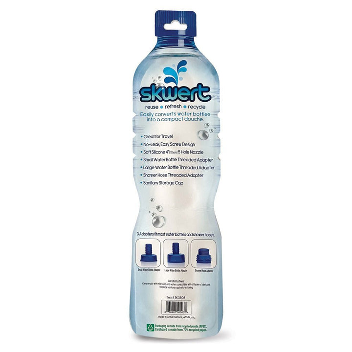 Skwert 5 Piece Water Bottle Douche Kit - 5 Piece Water Bottle Douche Adapter Kit – Sex toys NZ by Naughtyhut. Discreet delivery nationwide.