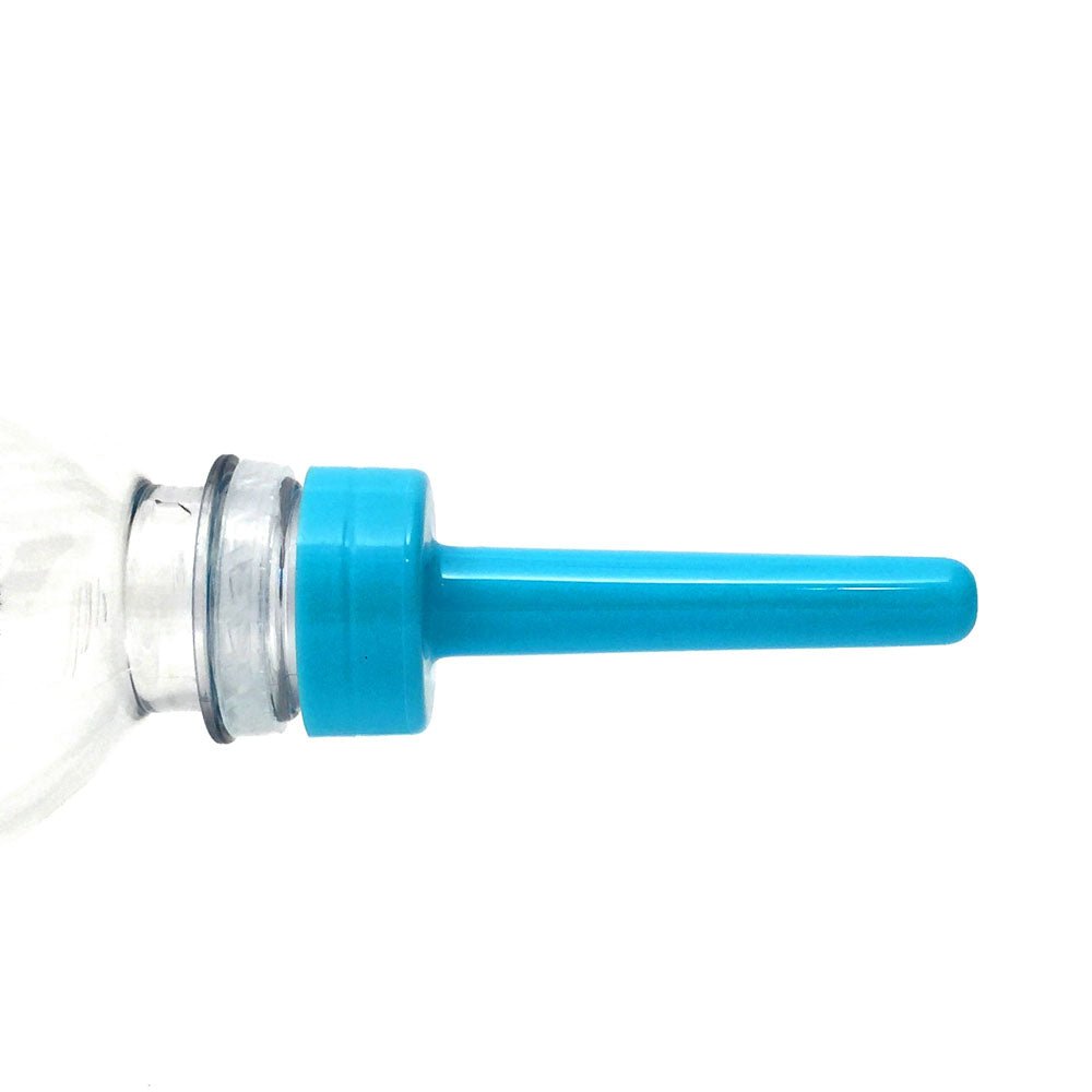 Buy Skwert Daisy Douche - Blue Douche Nozzle for Water Bottles – Naughtyhut NZ sex toys online. Discreet delivery & top brands.