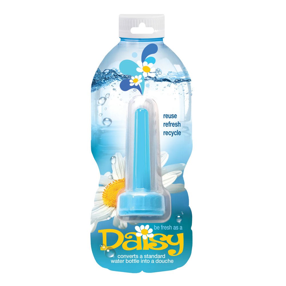 Skwert Daisy Douche - Blue Douche Nozzle for Water Bottles – Sex toys NZ by Naughtyhut. Discreet delivery nationwide.