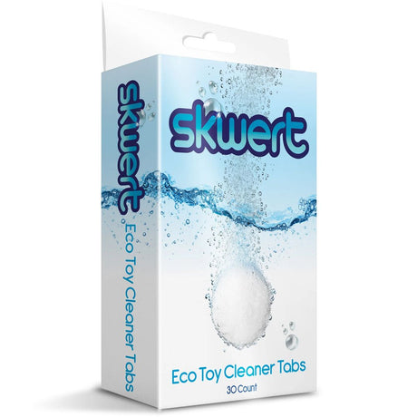 Buy Skwert Eco Toy Cleaner Tabs - 30 Count – Naughtyhut NZ sex toys online. Discreet delivery & top brands.
