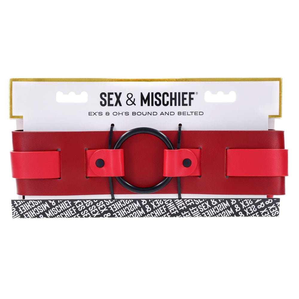 Buy S&M Exs & Ohs Bound and Belted - – Naughtyhut NZ sex toys online. Discreet delivery & top brands.