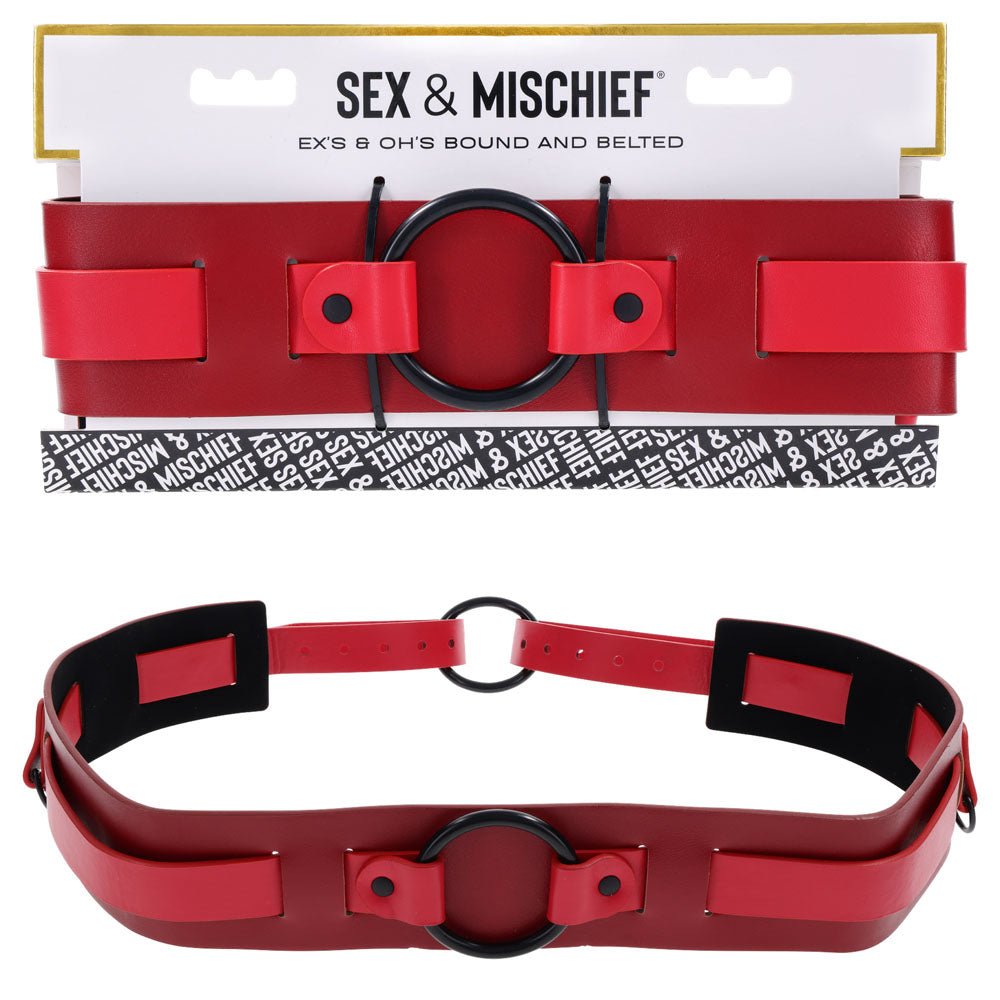 Buy S&M Exs & Ohs Bound and Belted - – Naughtyhut NZ sex toys online. Discreet delivery & top brands.
