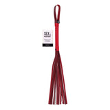 Buy S&M Exs & Ohs Crystal Flogger - Red Flogger Whip – Naughtyhut NZ sex toys online. Discreet delivery & top brands.